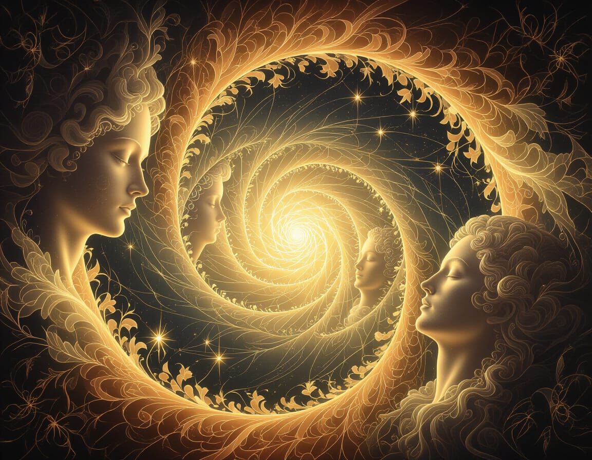 Surreal Digital Renaissance: Birth of Consciousness and Beau...