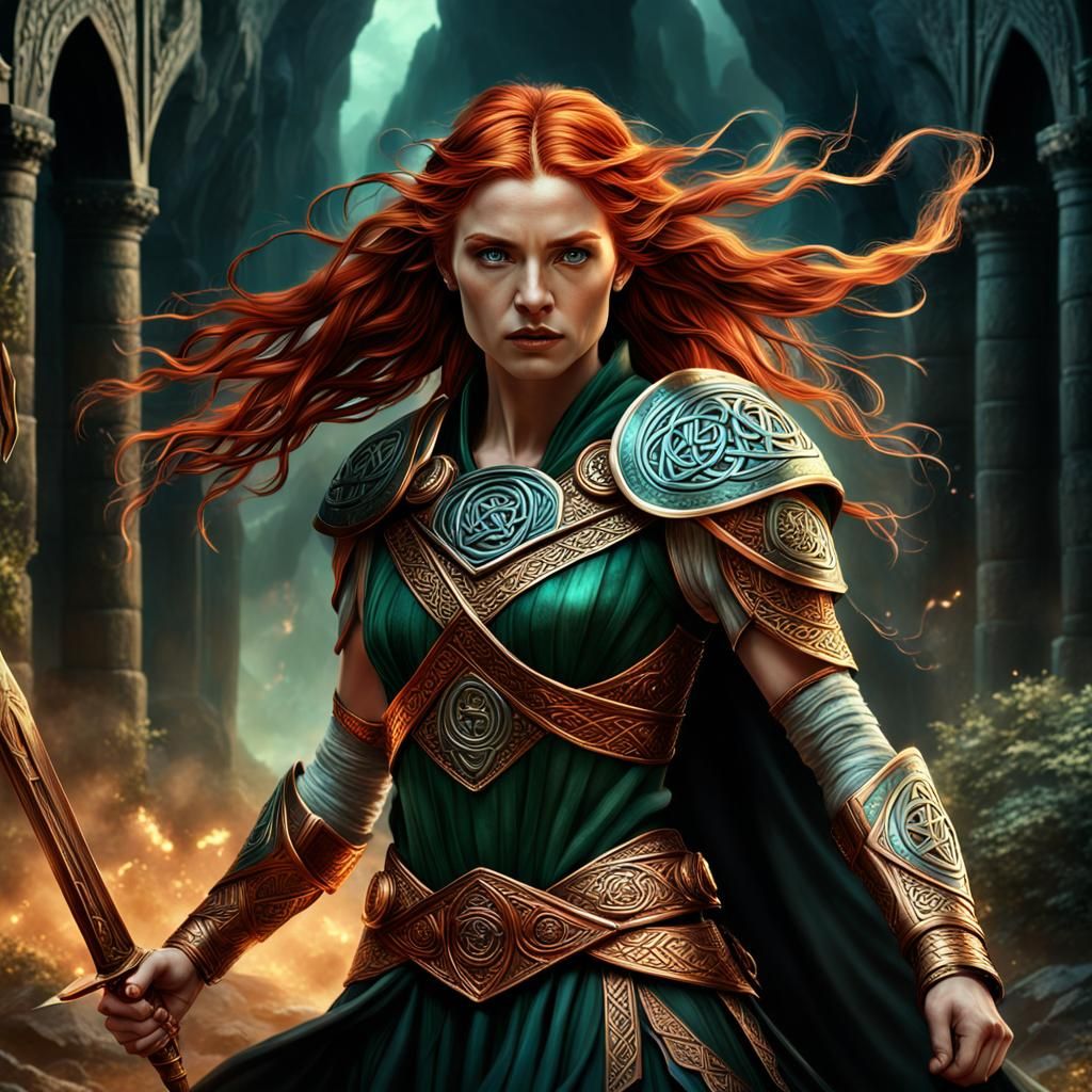 a Celtic priestess and god´s warrior