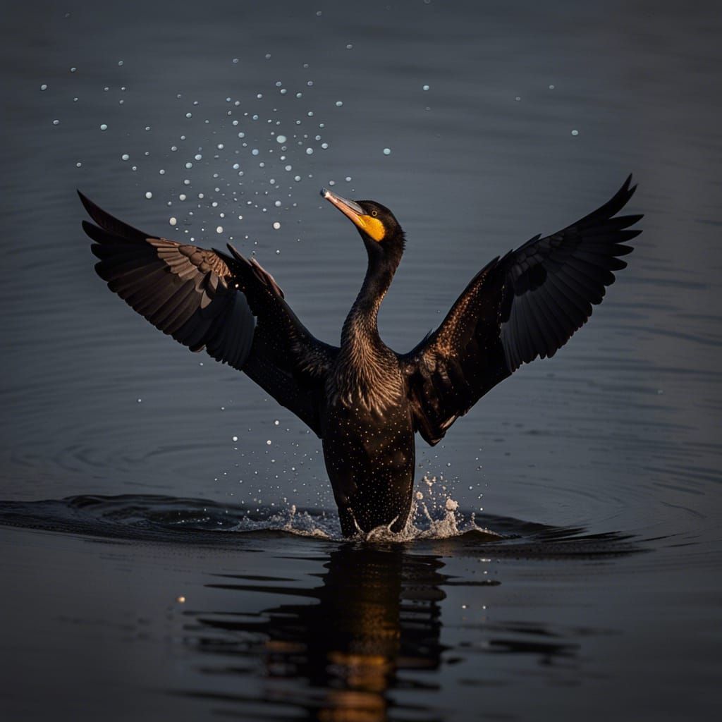 cormorant AI Generated Artwork NightCafe Creator