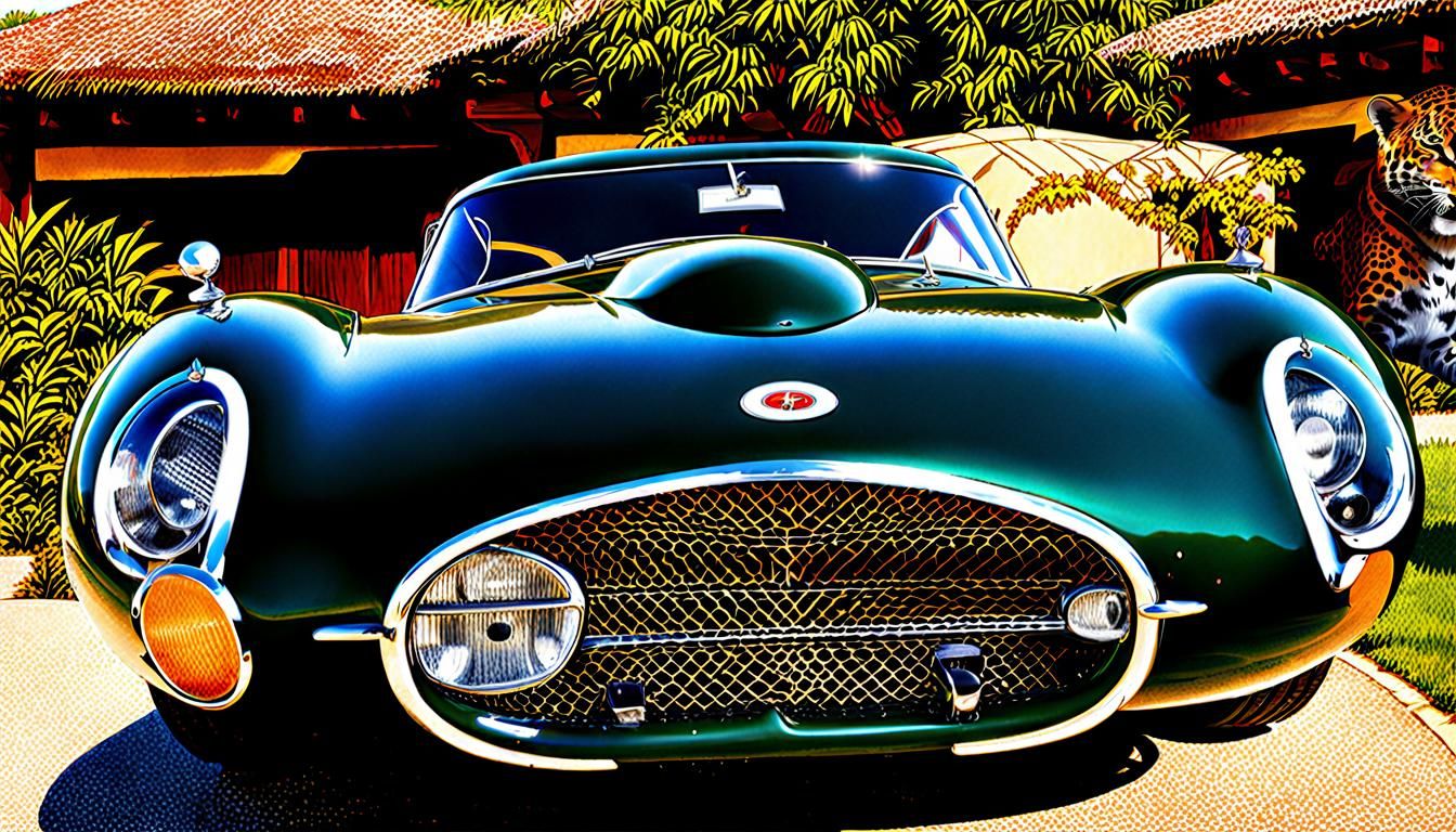 showing the Jaguar AI Generated Artwork NightCafe Creator