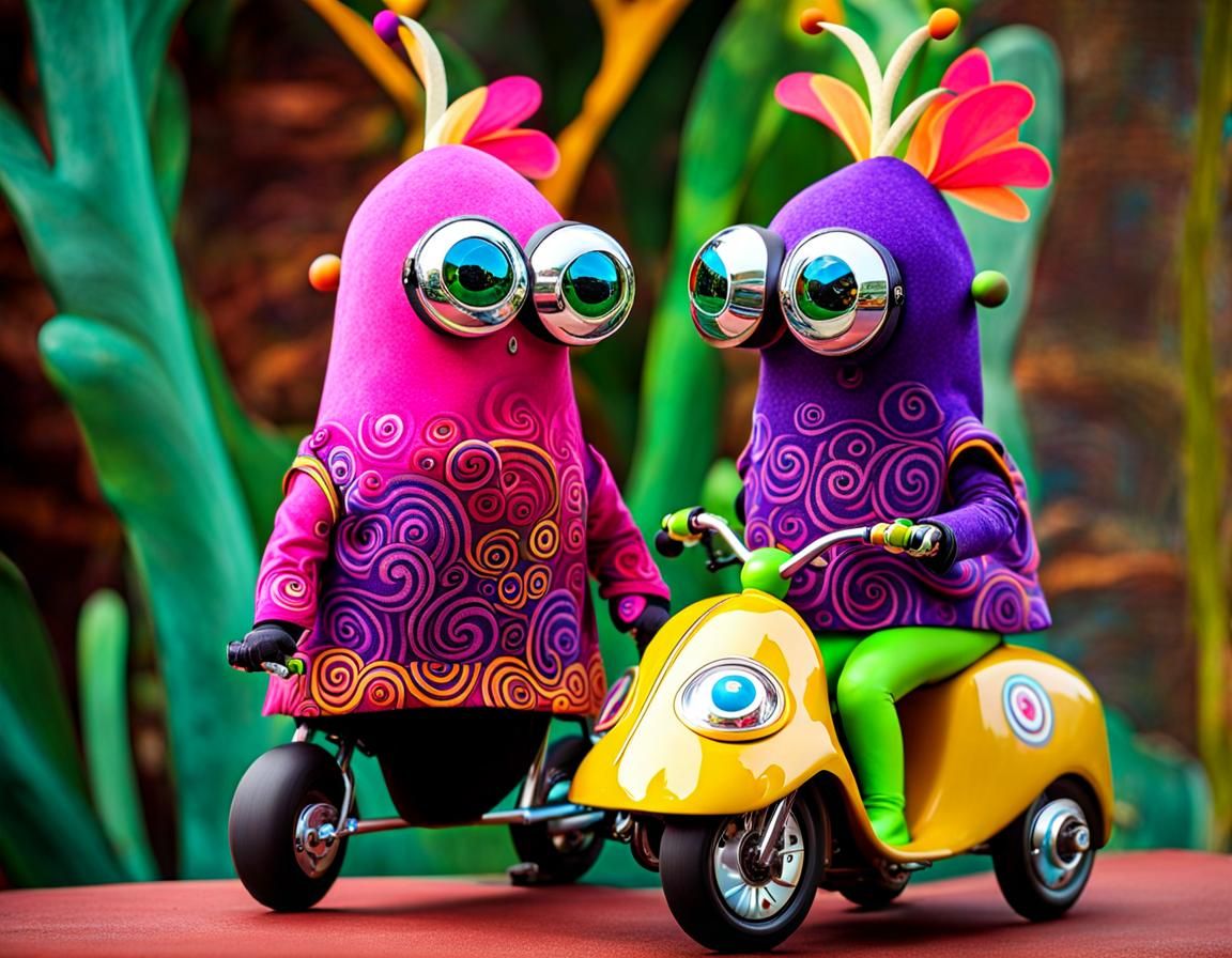 Tommy D & Ms Ingilicious cutest silly wacky googlie eyes ant...