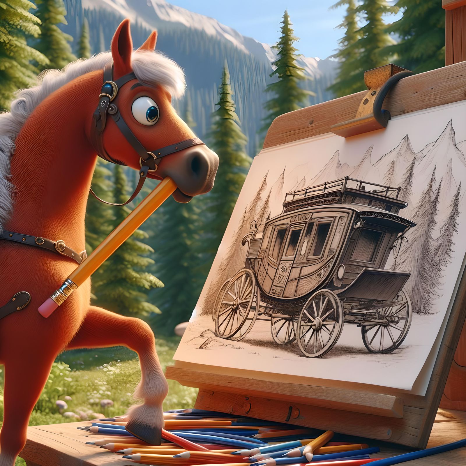 A Horse-Drawn Carriage