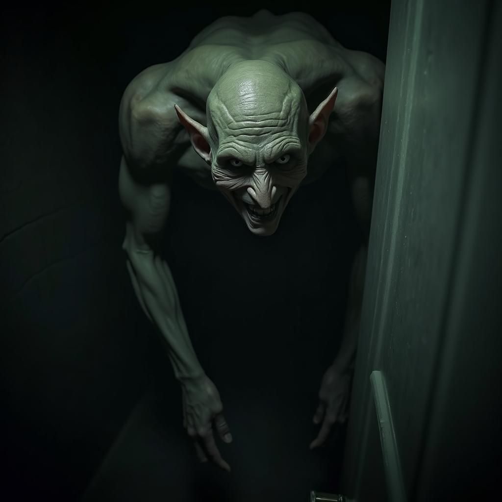 Creepy evil dobby from Harry Potter
