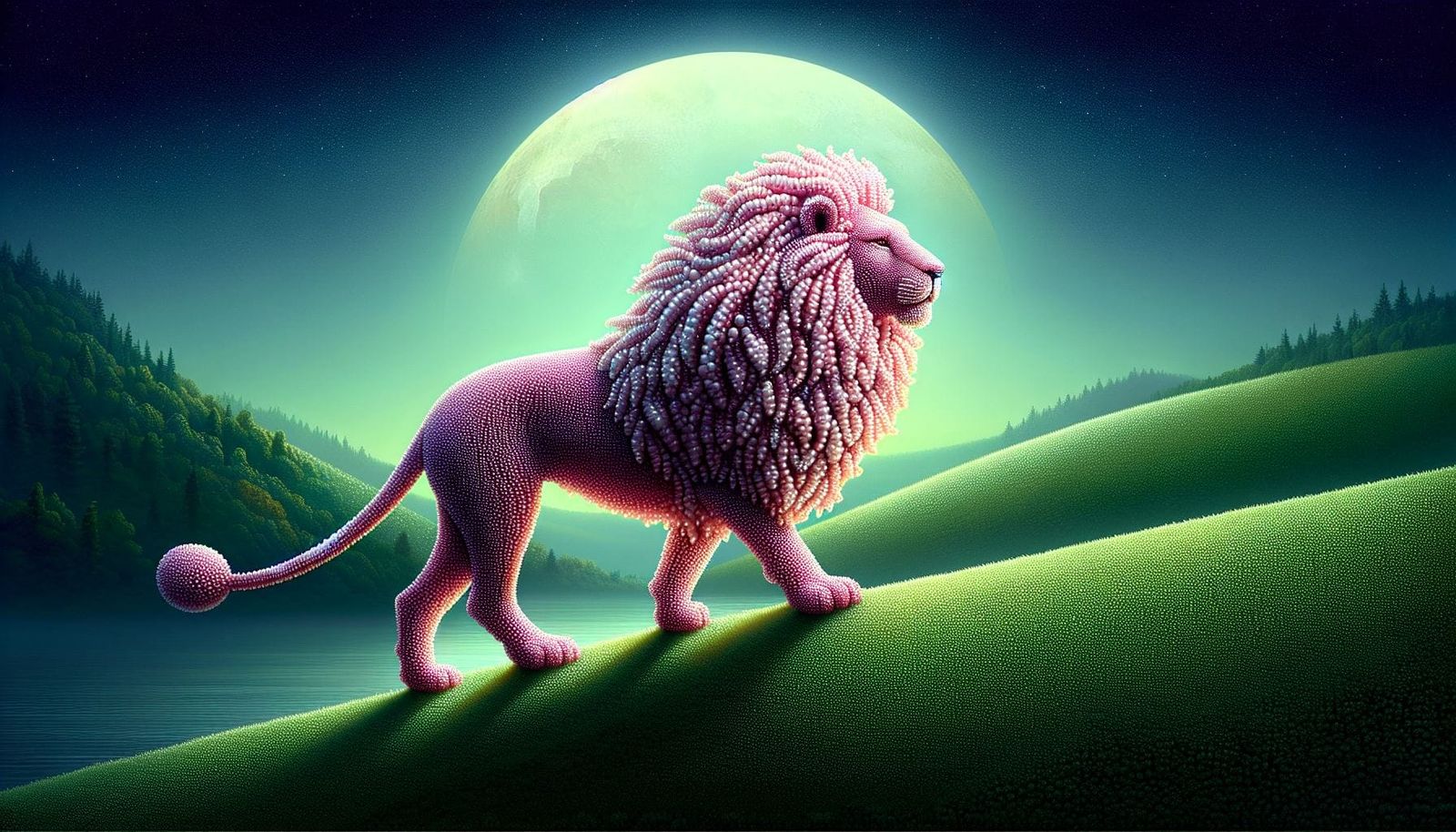 Pearl lion