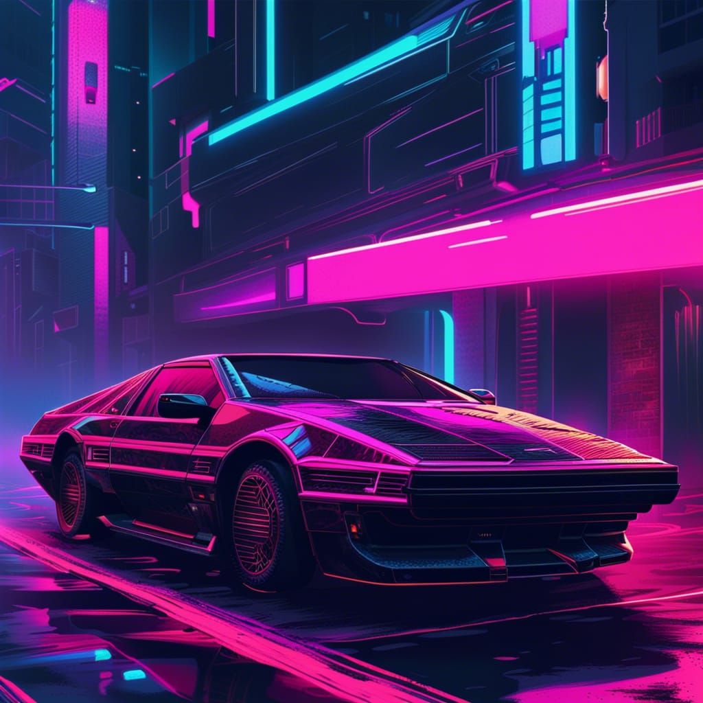 cyberpunk style digital art | synthwave | retrowave | sci-fi ...