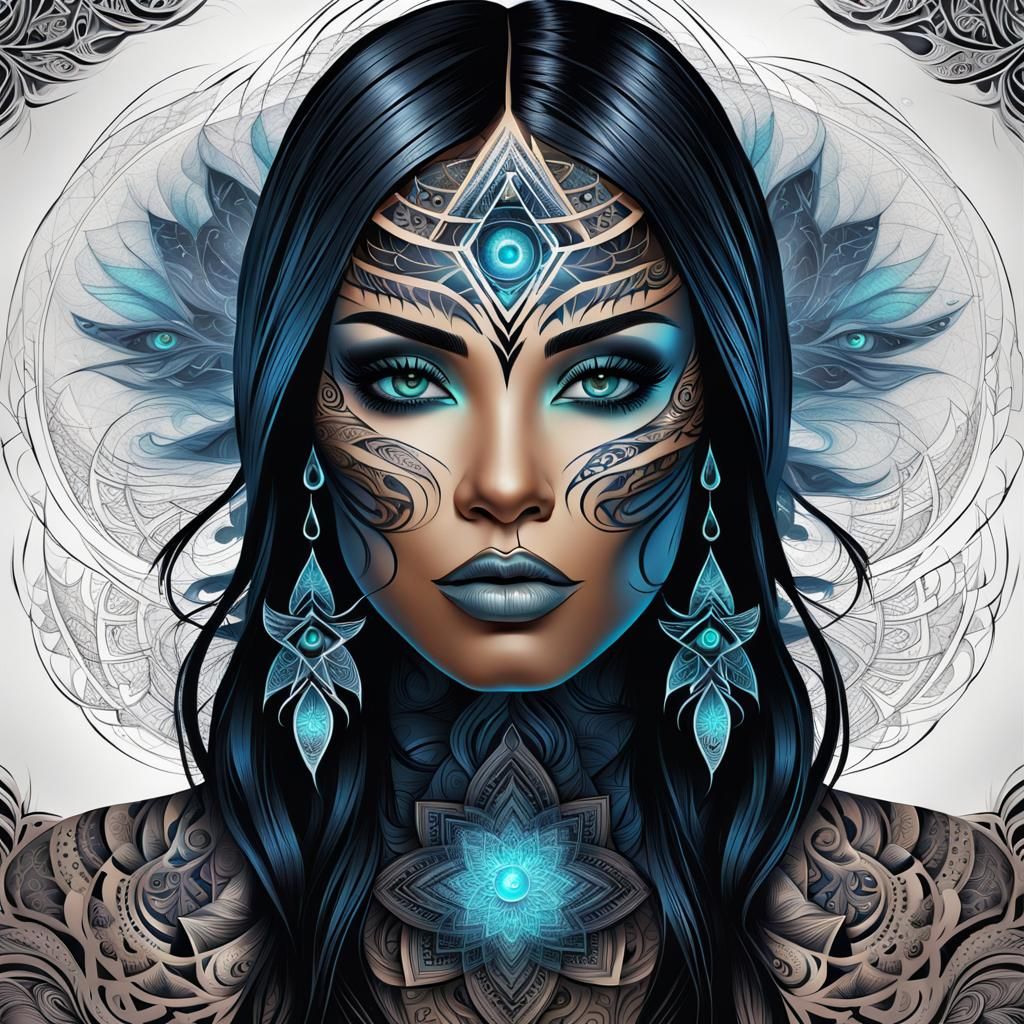 native-american-tattoo-portrait-ai-generated-artwork-nightcafe-creator