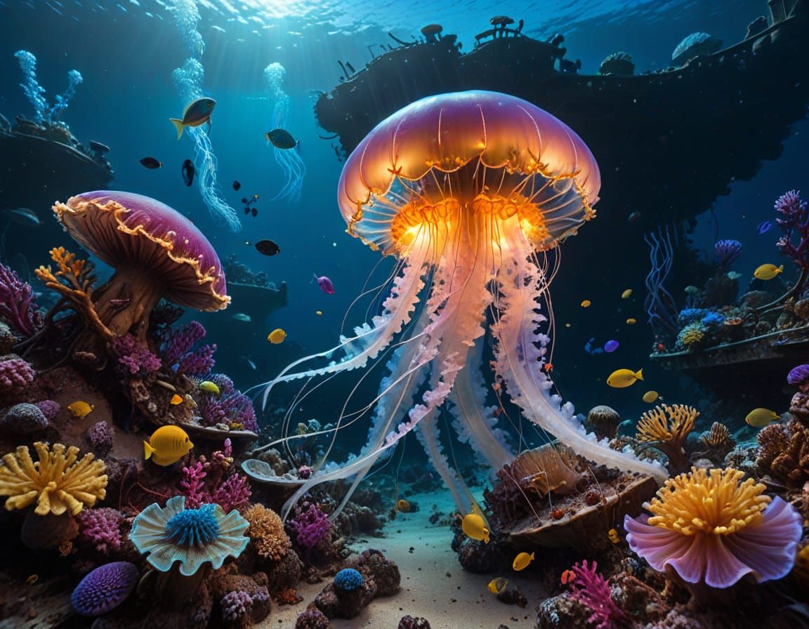 Under the sea  by @Croc lover