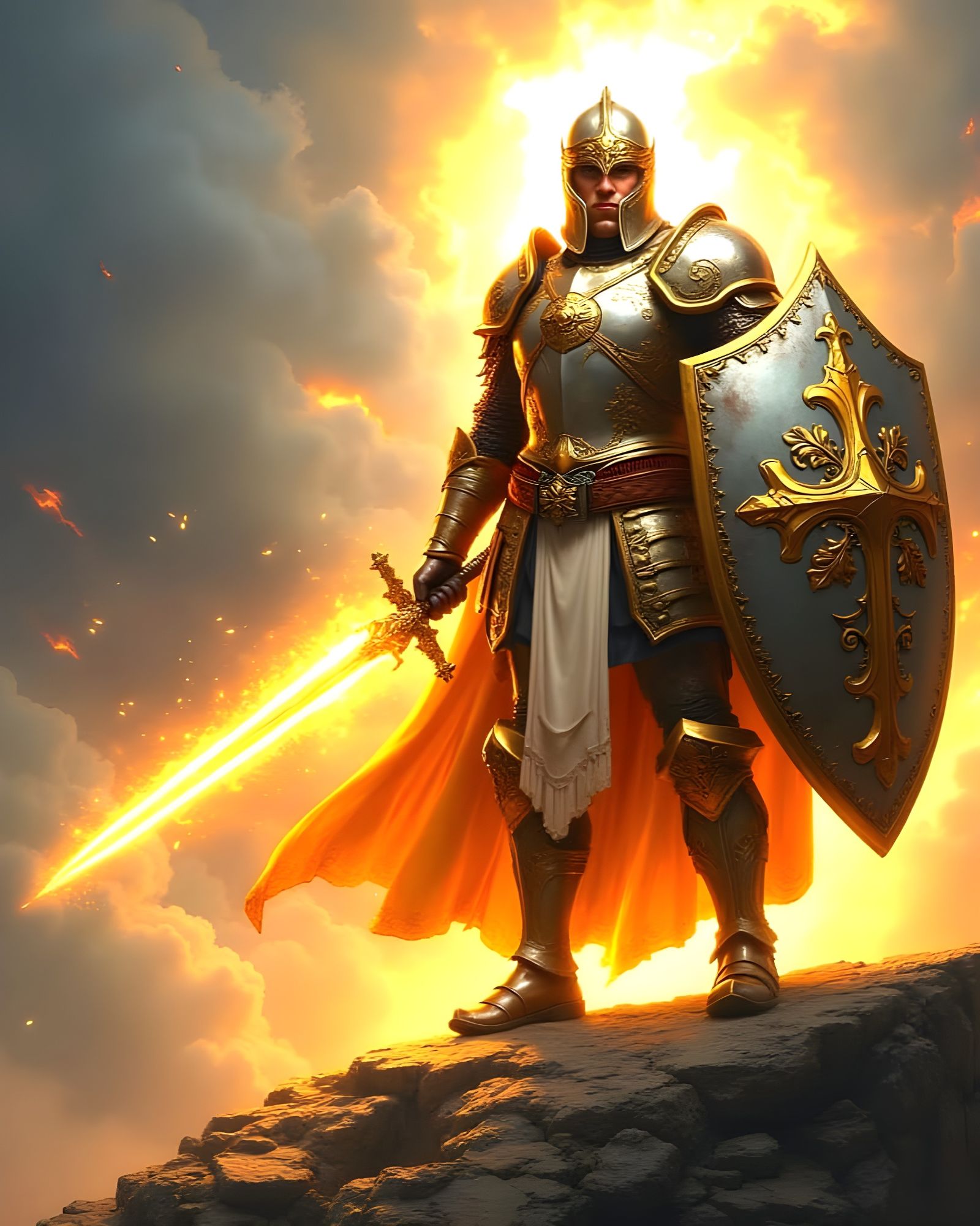 The Whole Armour of God Strong in His Mighty Power  by @Gary Murakami