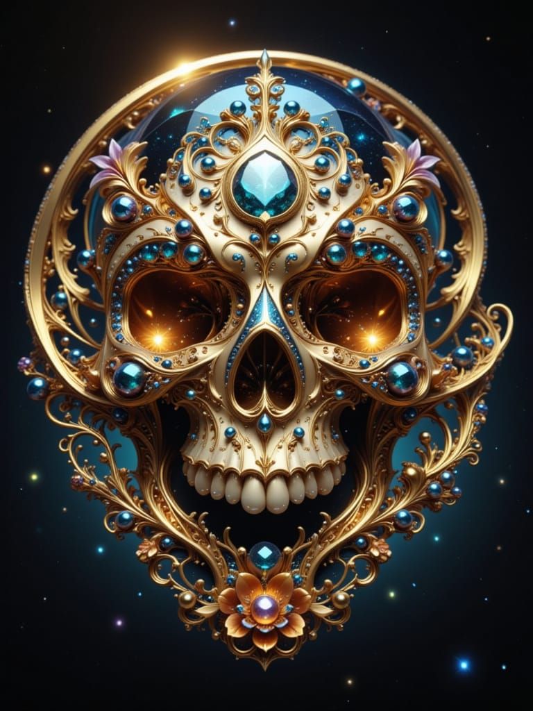 Testing a new LORA - "Shiny Swirls"