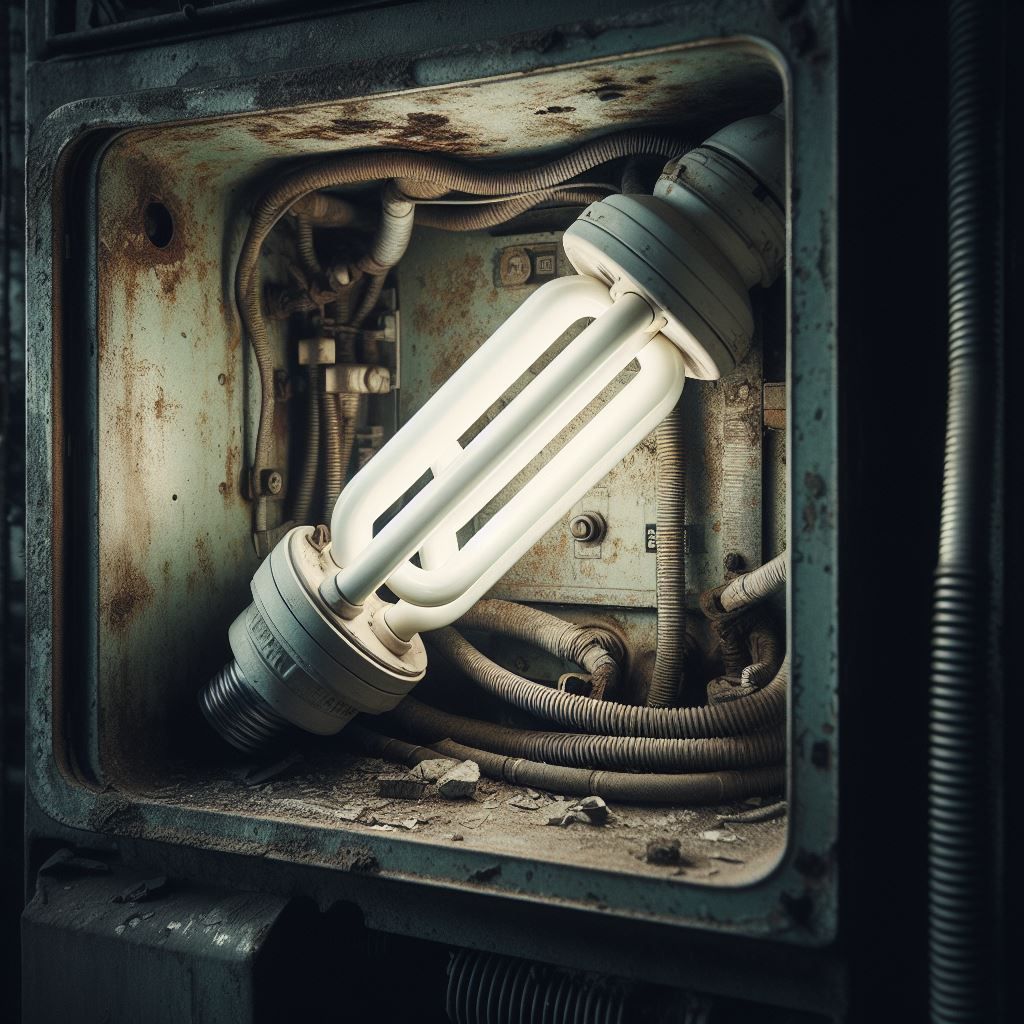 A fluorescent light