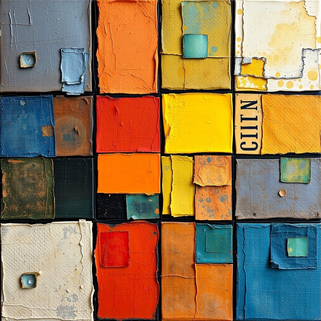 Abstract Squares  by @DiscoKittie