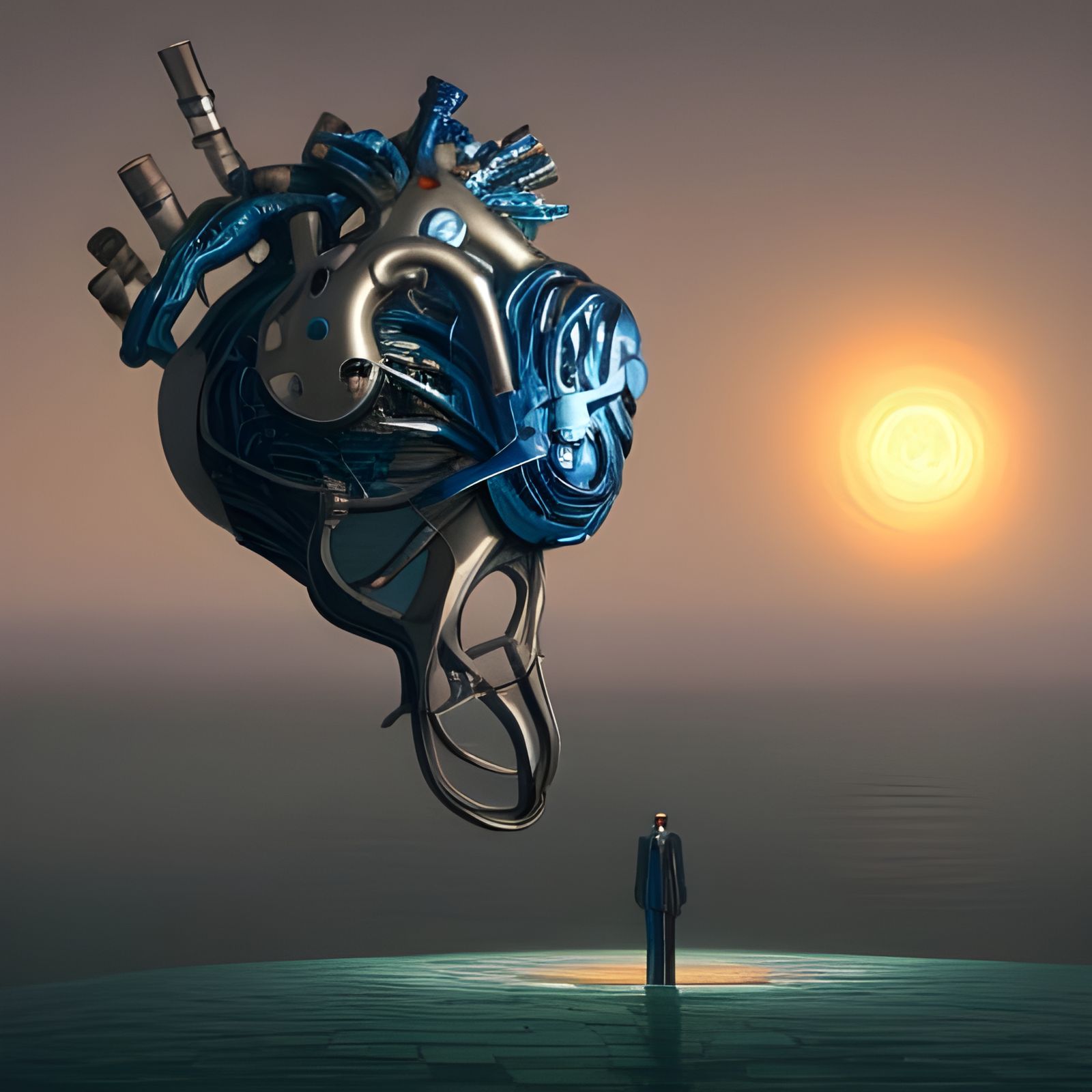 Robotic Heart  by @Jake