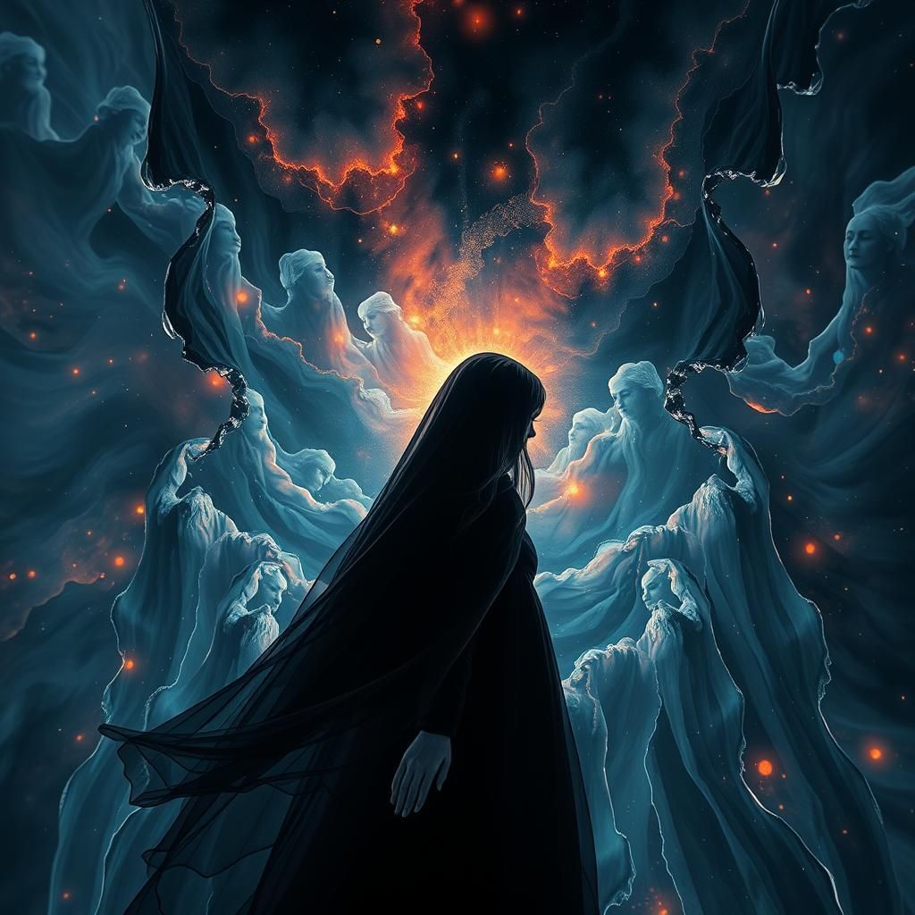 The gods can't be seen by mortals.