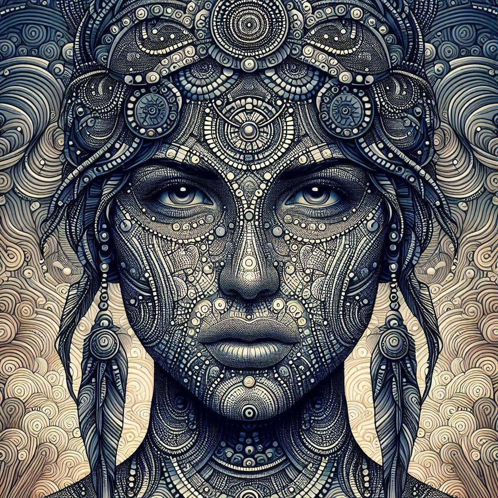 Tribal Mosaic Pattern #2