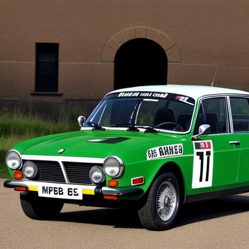 1972 saab works rally car