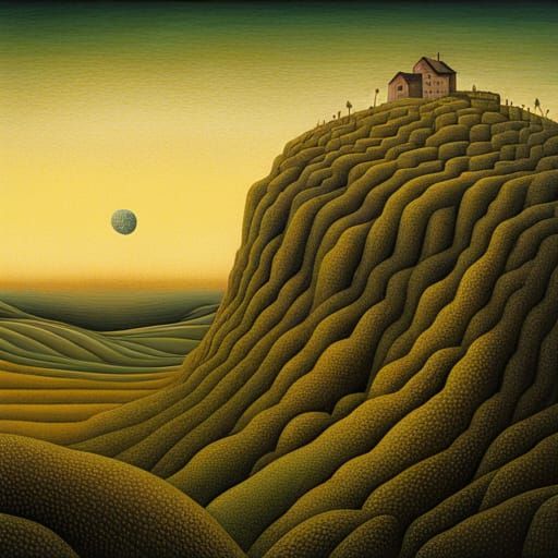 landscape by Naoto Hattori and Emil Nolde