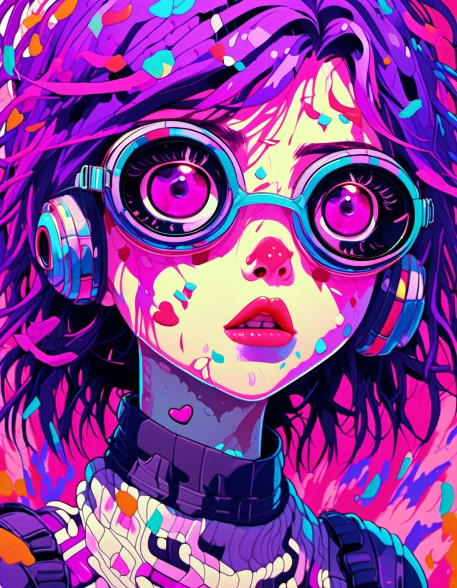 Neon goggle