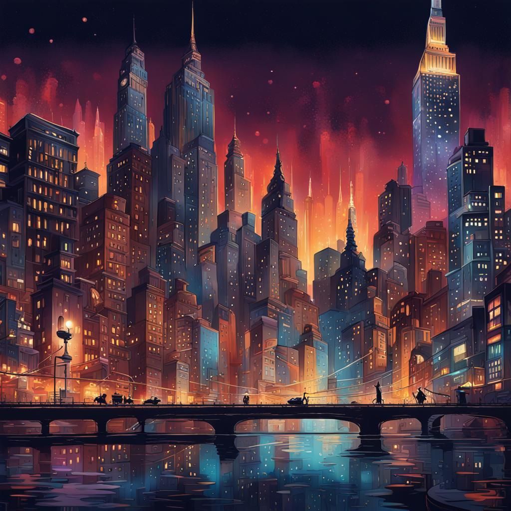 night life  by @KRoseCarol