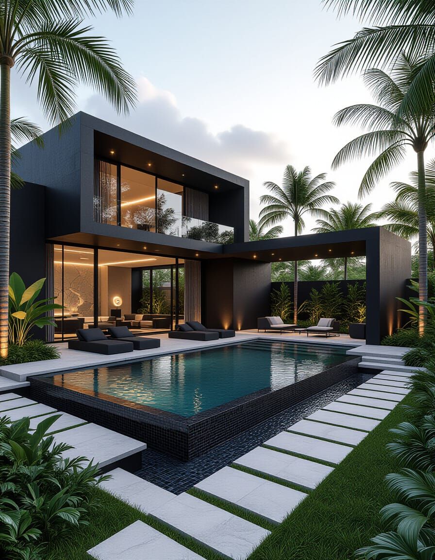 “Where architecture dissolves into nature — a sanctuary sculpted in stillness.”  by @Percy