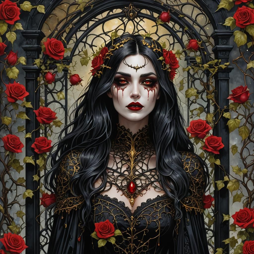 Vampiress  by @Wacky Fun