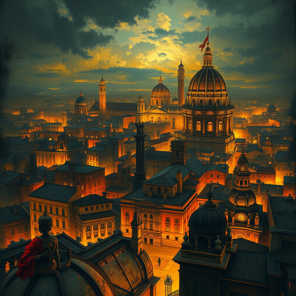 Roma by night  by @Gouty