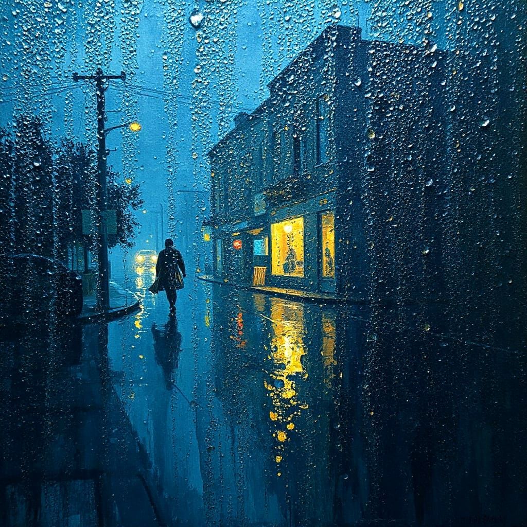 Rainy Day in the City   by @Leonor Gewo Fini