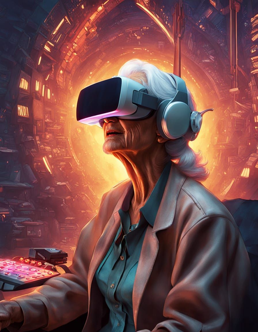 Never too Old to Escape Reality  by @MikThor