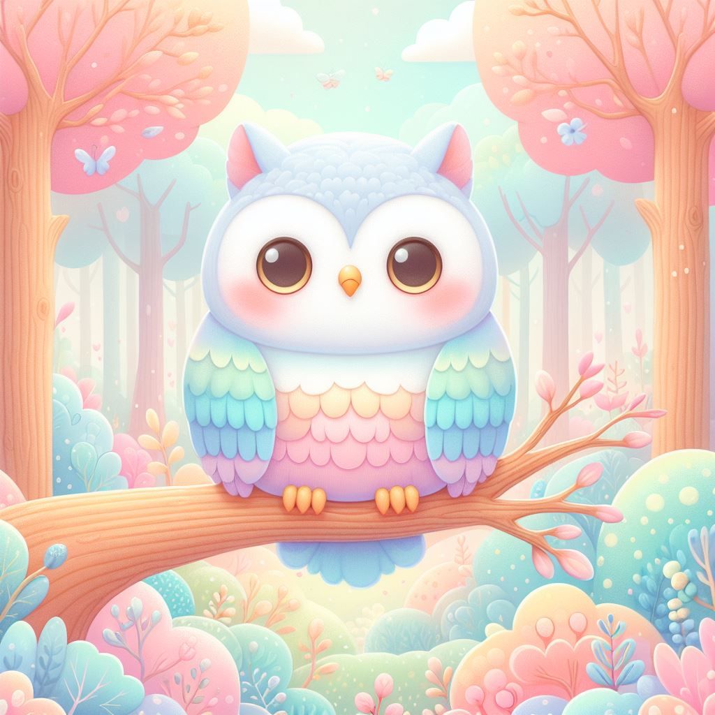 Pastel owl