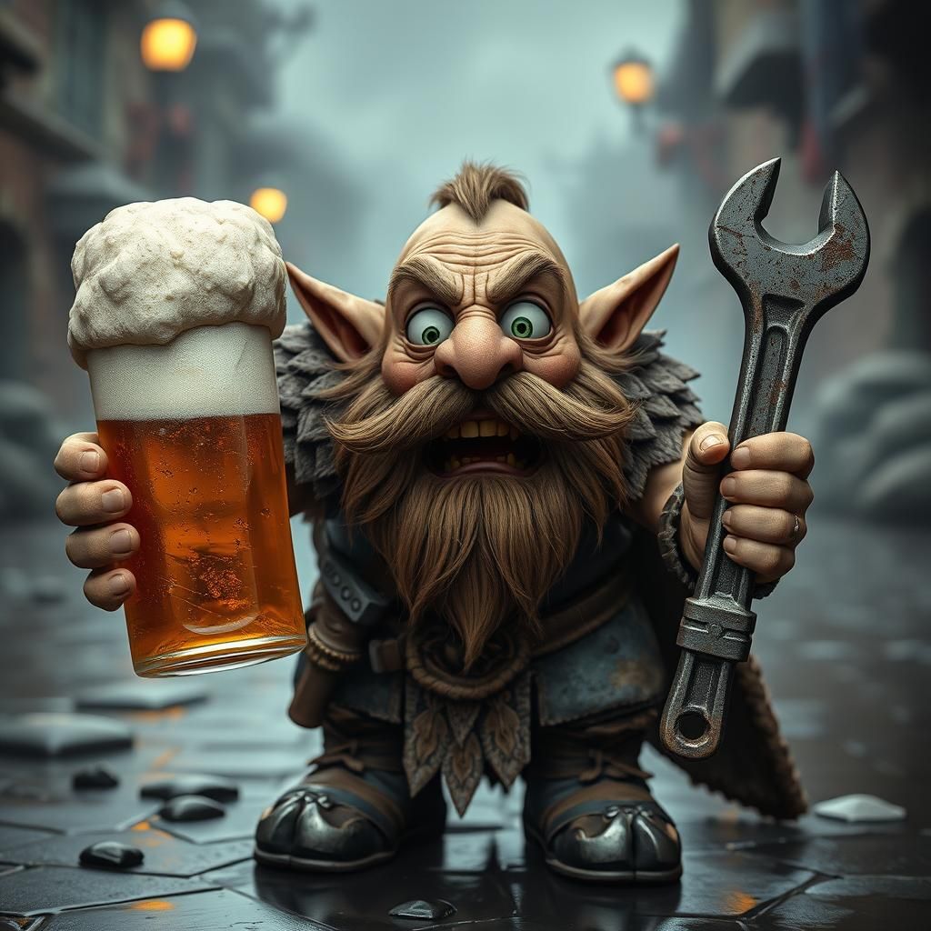 Burzak the Well-Adjusted (Buff/Tank, Lvl. 3)  by @Gandalf the Green