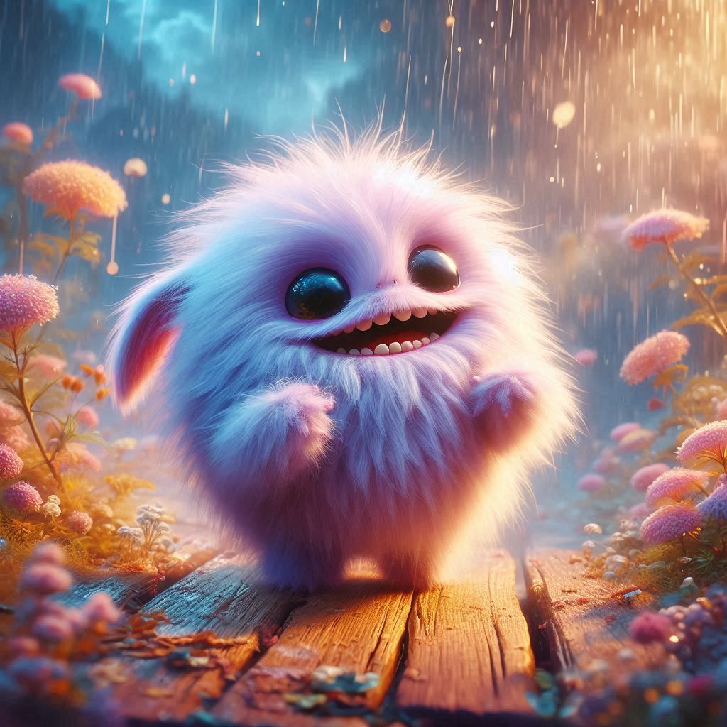 adorable fairy-tale fantasy creature portrait..