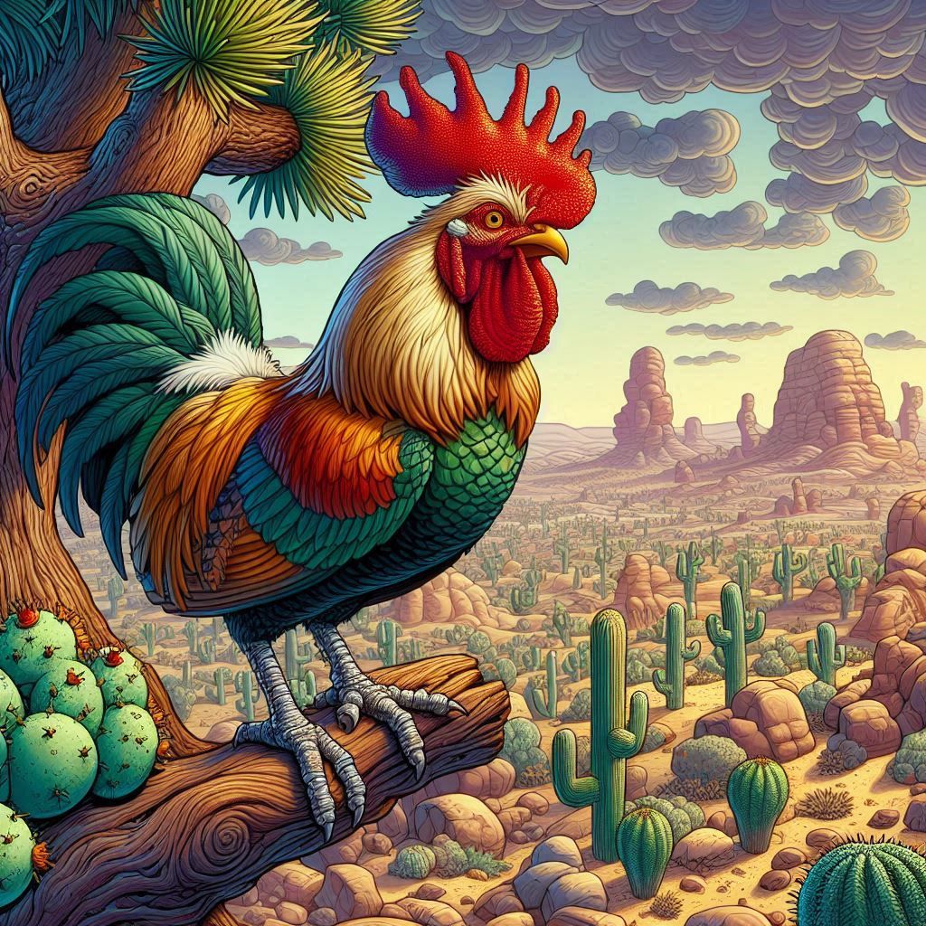 Pepe Scans The Ground For Coyotes