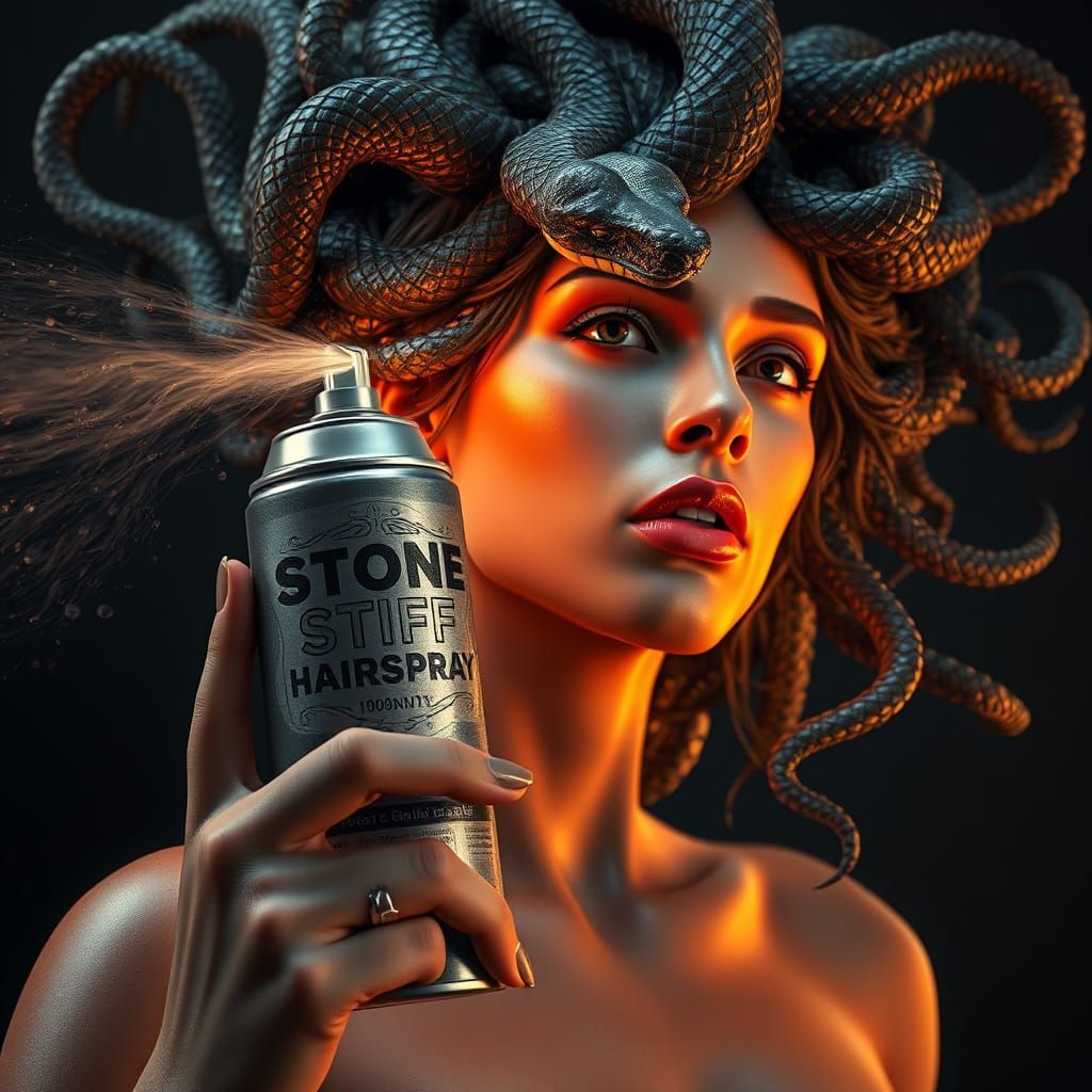 Medusa's "Stone Stiff" Hairspray - From the Makers of "Beautox"  by @Raven