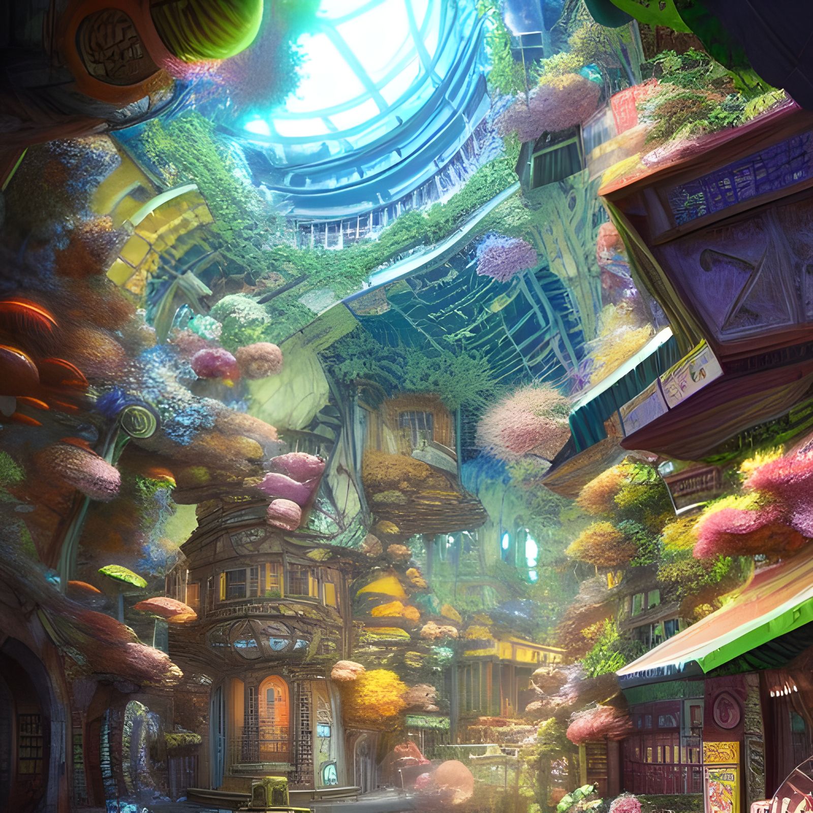 A One-Street Market