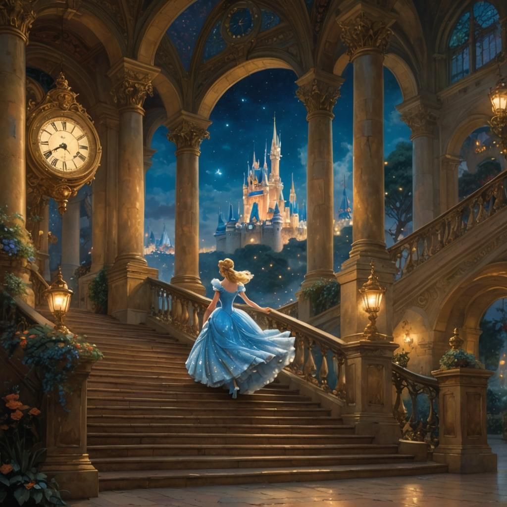 Cinderella at midnight  by @anonymous123456789