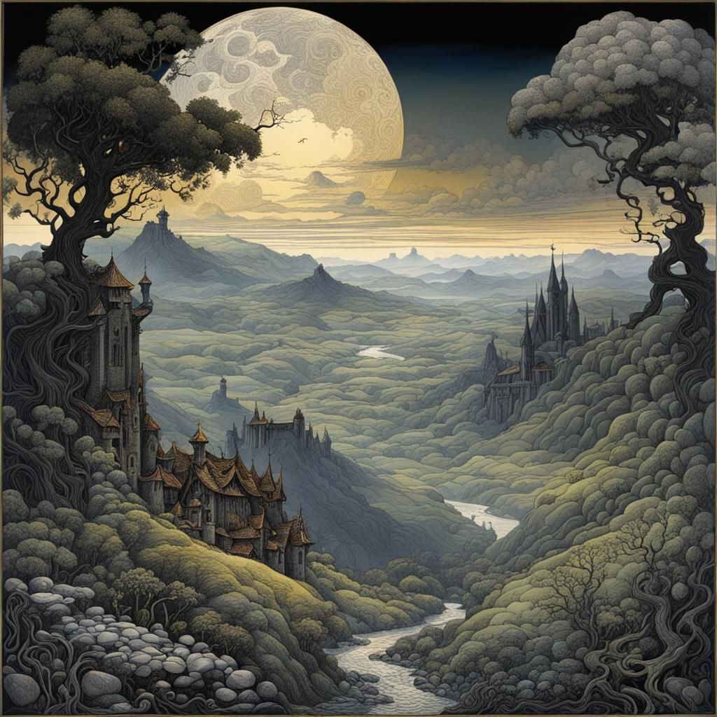 Dark landscape