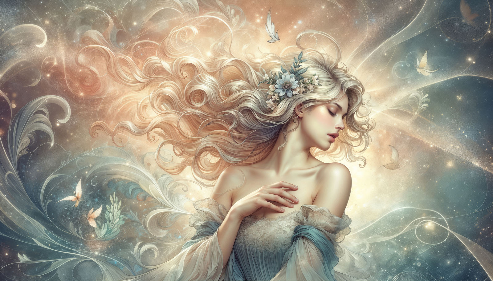 Fantasy scene unfolds