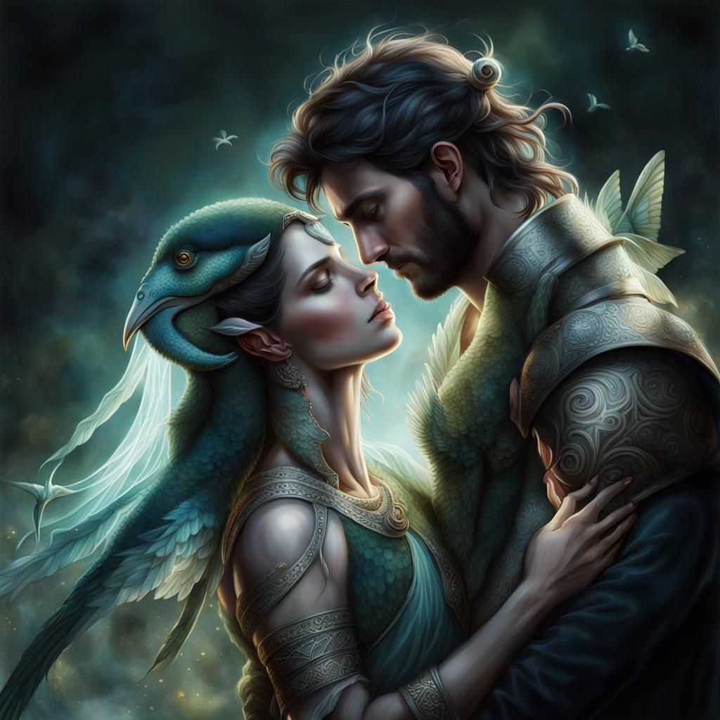 Magical connections between enchanted creatures.
