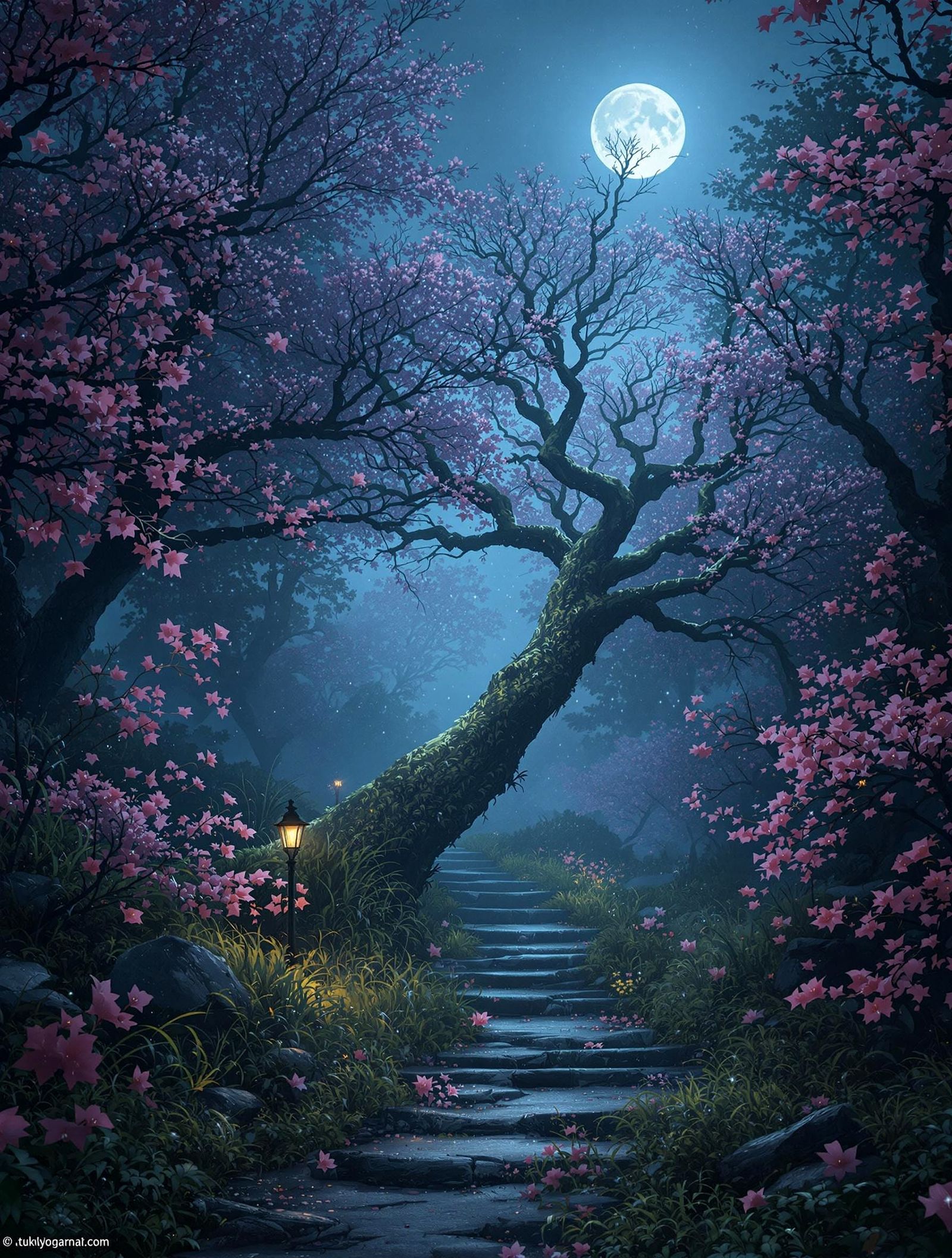 The night is falling.