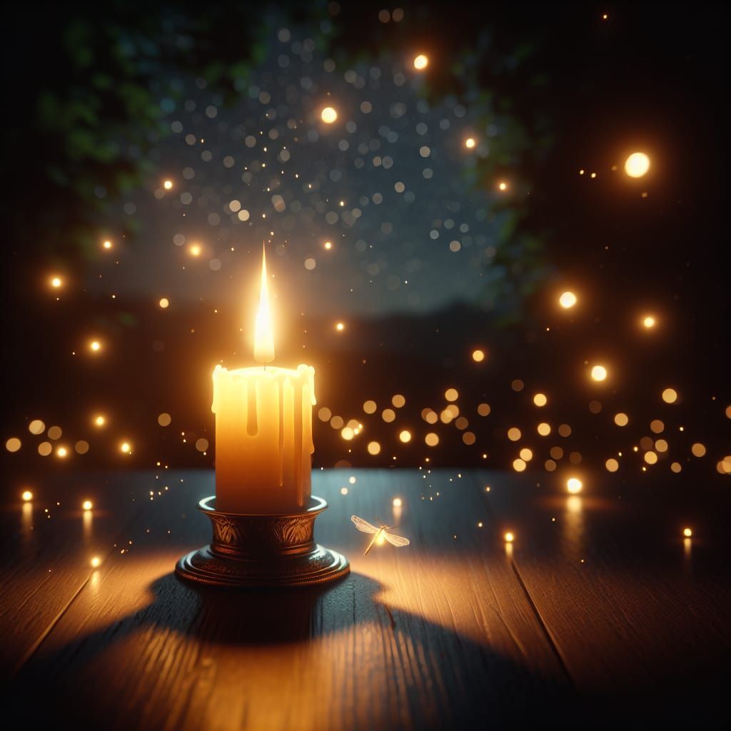 Candlelit scene - AI Generated Artwork - NightCafe Creator