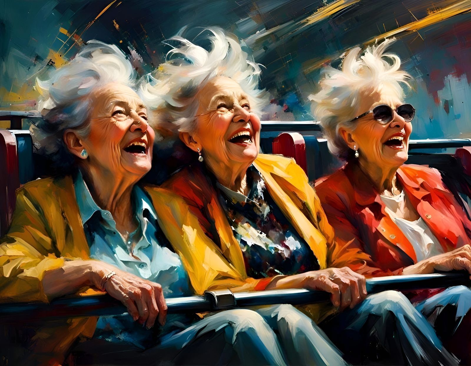Grannies Rollercoaster Fun  by @SirHeckerich