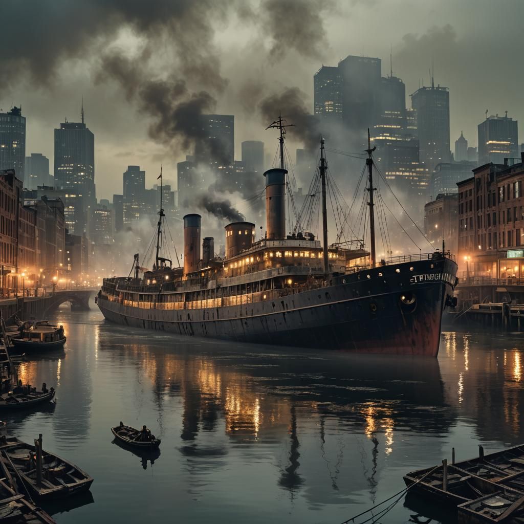 Rusty ship