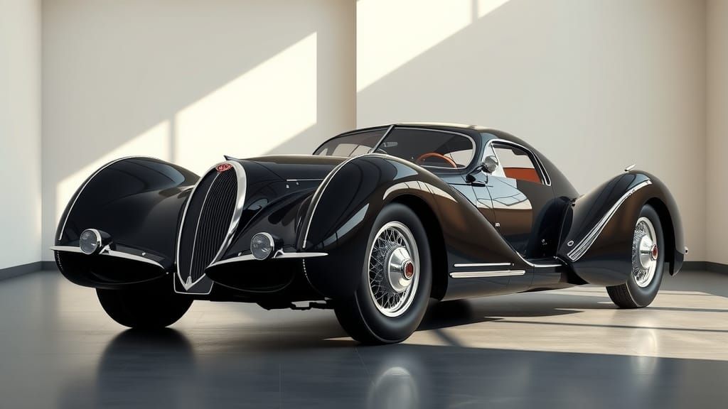 A 1936 Bugatti Type 57SC Atlantic