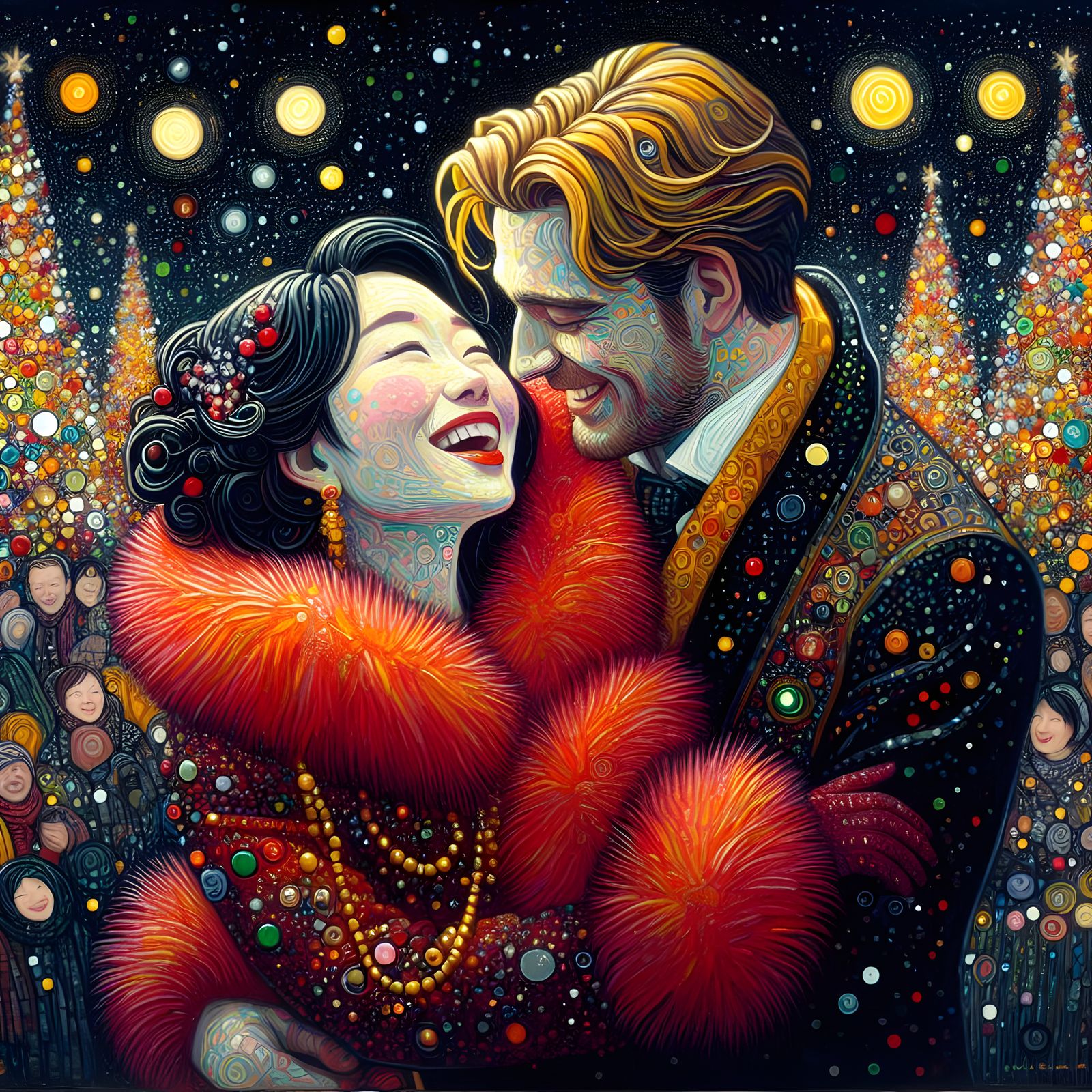 Festive Embrace  by @Inigo Montoya