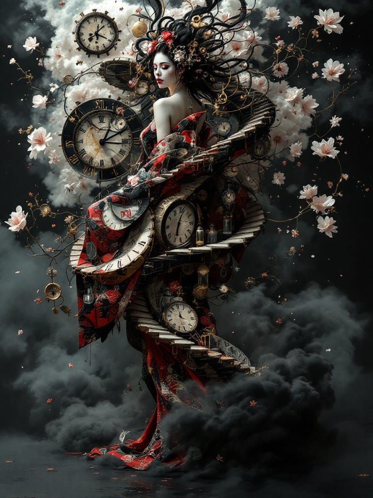 Spiral of the Eternal Bloom  by @DeeP-77