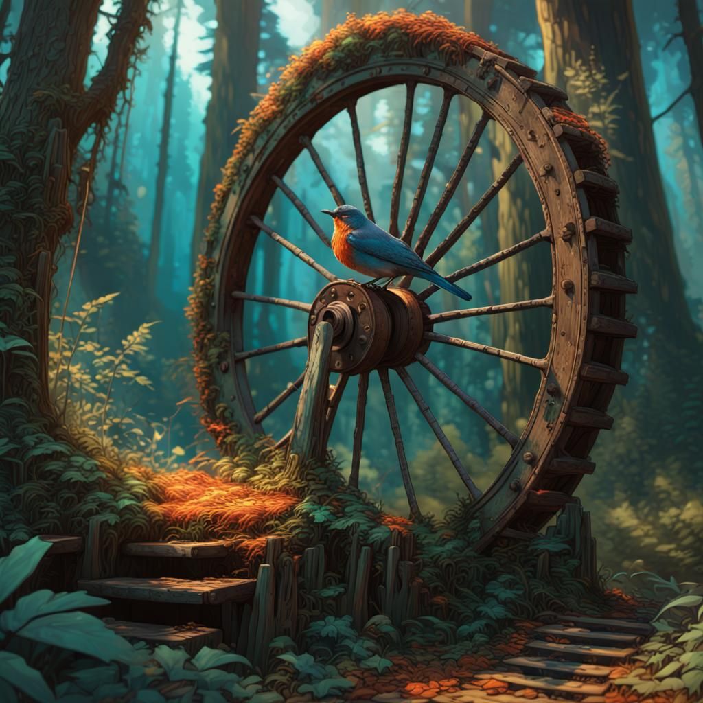 *Water Wheel*     by @Dabi