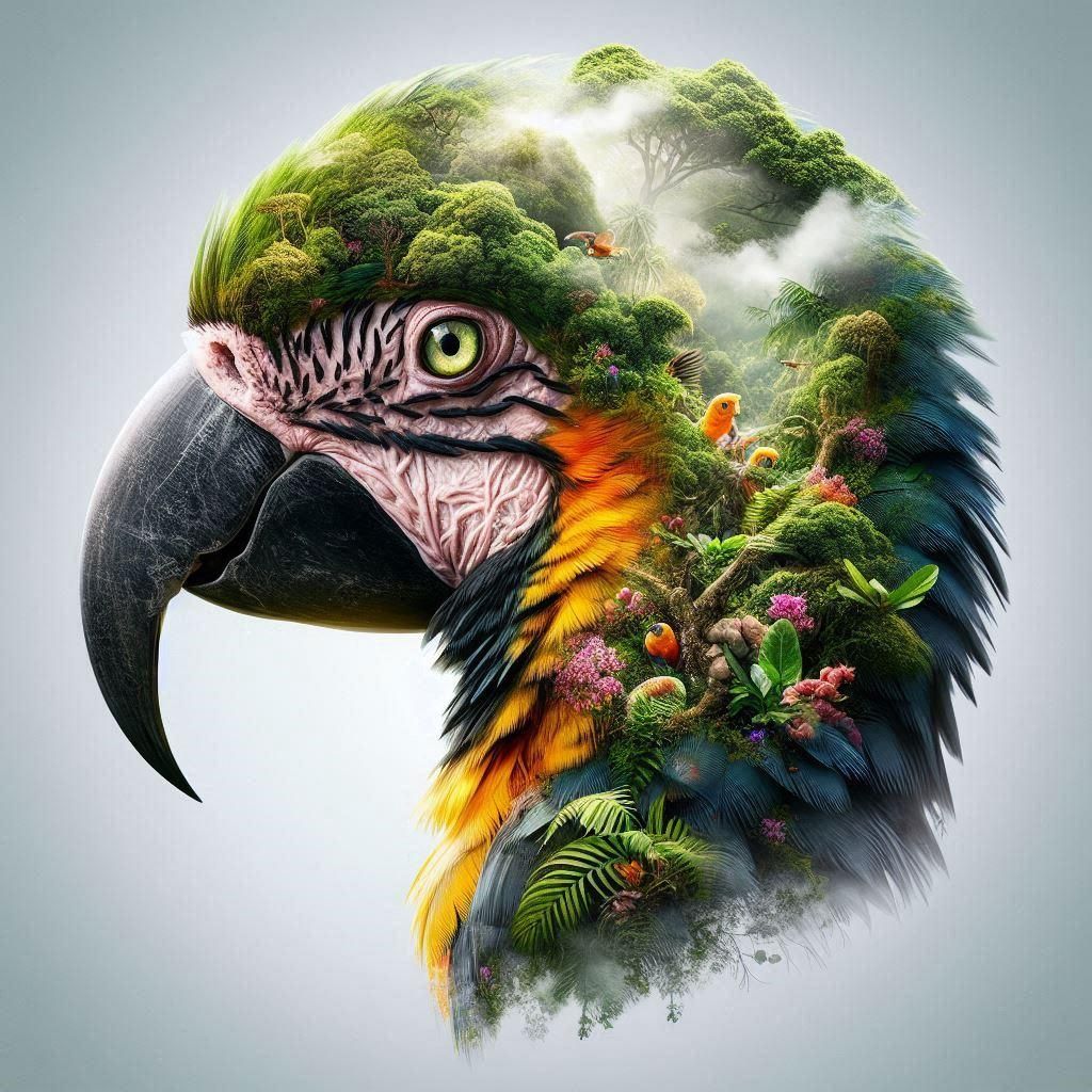 Parrot of paradise