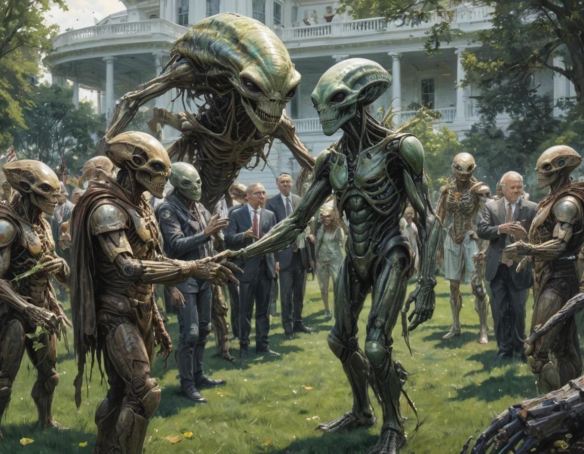 the Meet and Greet on the White House lawn
