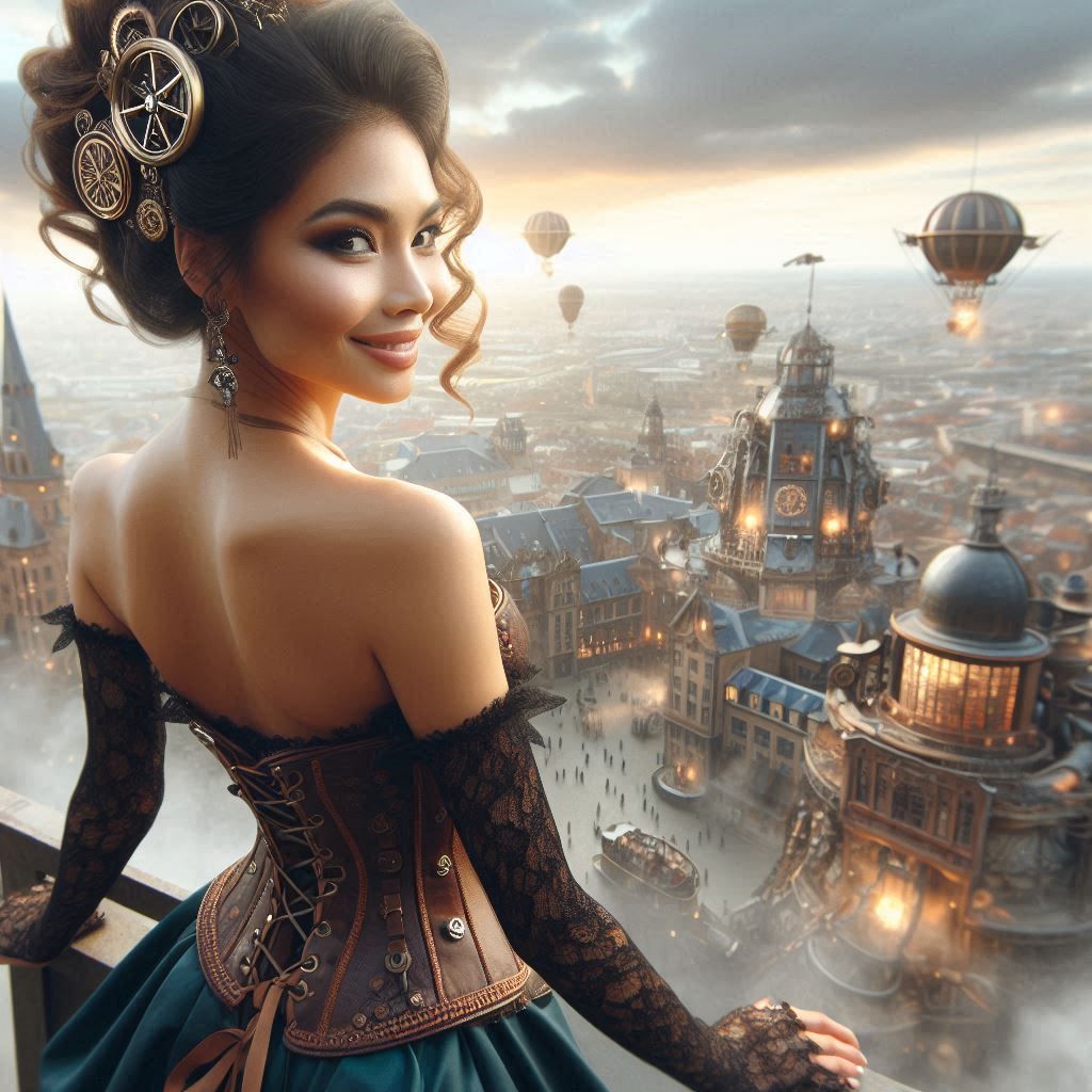 Steampunk city
