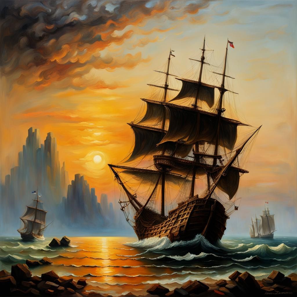 A Shoreline Scene