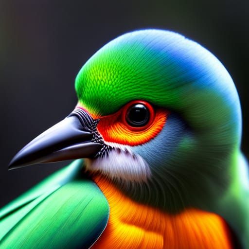 Flower bird, hyper detailed, insanely intricate, 8k sharp fo...